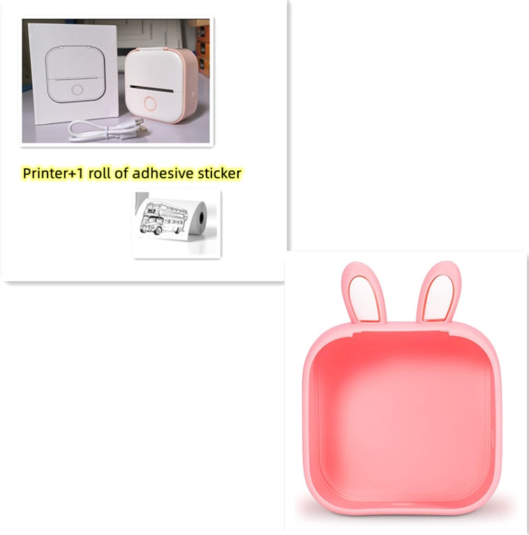 Mini Bluetooth Thermal Label & Photo Printer – Portable & Wireless