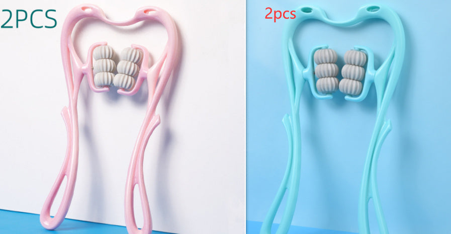 Manual 6-Wheel Neck Massager – Relief Roller Tool