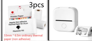 Mini Bluetooth Thermal Label & Photo Printer – Portable & Wireless