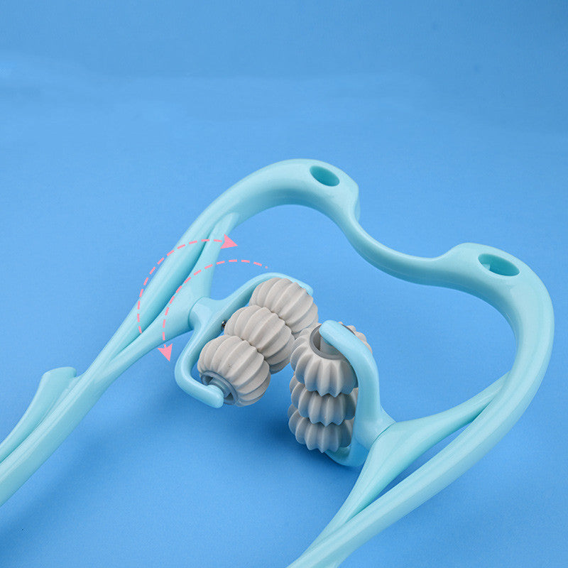 Manual 6-Wheel Neck Massager – Relief Roller Tool