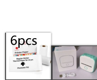 Mini Bluetooth Thermal Label & Photo Printer – Portable & Wireless