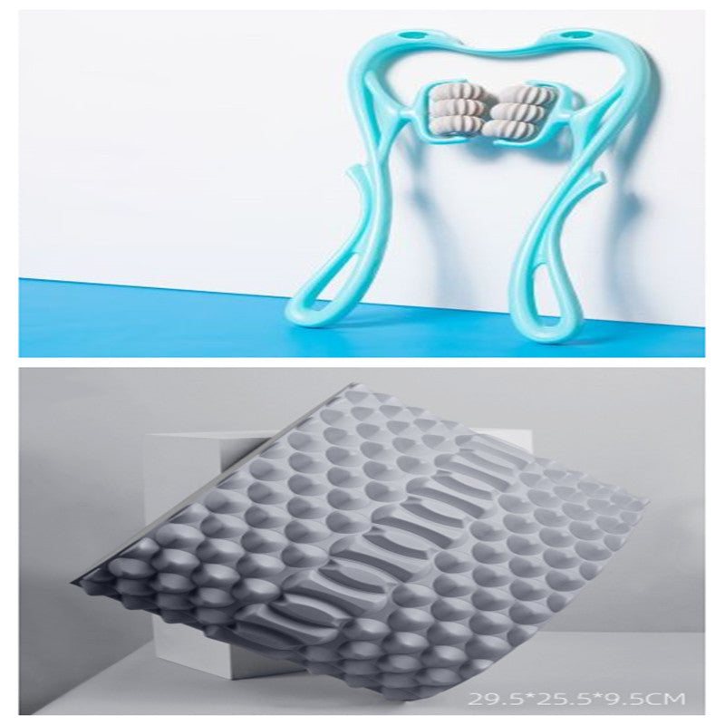 Manual 6-Wheel Neck Massager – Relief Roller Tool
