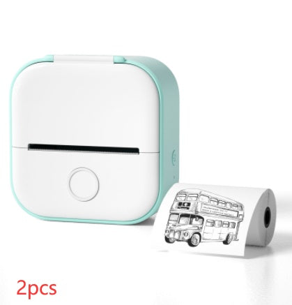 Mini Bluetooth Thermal Label & Photo Printer – Portable & Wireless