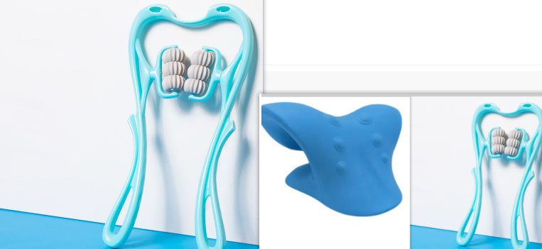 Manual 6-Wheel Neck Massager – Relief Roller Tool