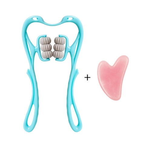 Manual 6-Wheel Neck Massager – Relief Roller Tool