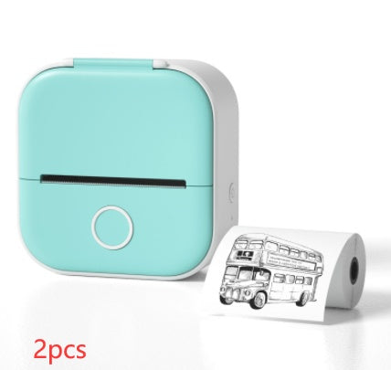 Mini Bluetooth Thermal Label & Photo Printer – Portable & Wireless