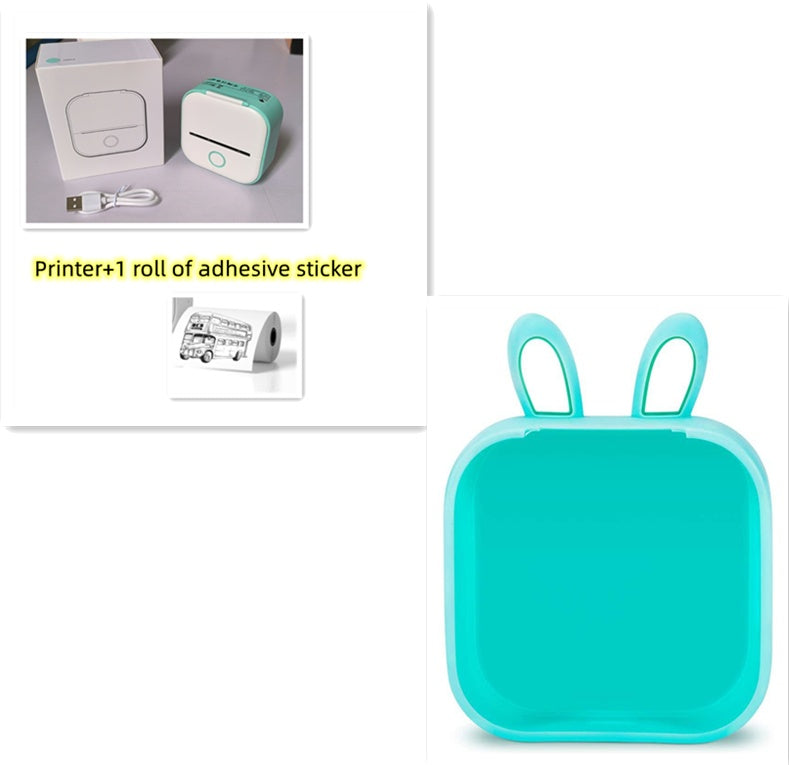 Mini Bluetooth Thermal Label & Photo Printer – Portable & Wireless
