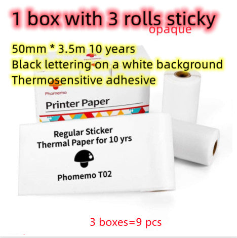 Mini Bluetooth Thermal Label & Photo Printer – Portable & Wireless