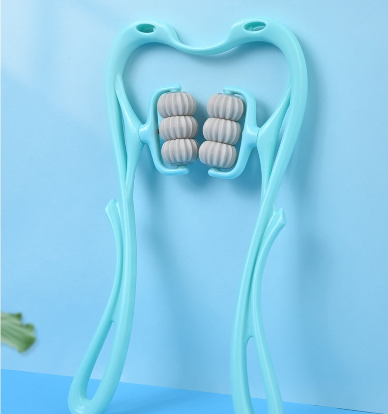 Manual 6-Wheel Neck Massager – Relief Roller Tool