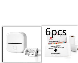 Mini Bluetooth Thermal Label & Photo Printer – Portable & Wireless