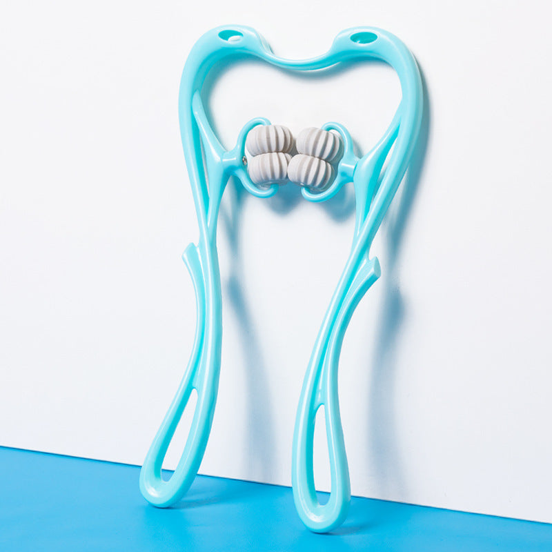 Manual 6-Wheel Neck Massager – Relief Roller Tool