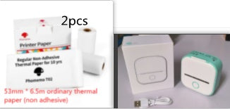 Mini Bluetooth Thermal Label & Photo Printer – Portable & Wireless