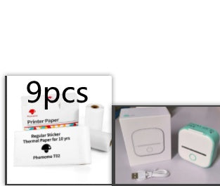 Mini Bluetooth Thermal Label & Photo Printer – Portable & Wireless