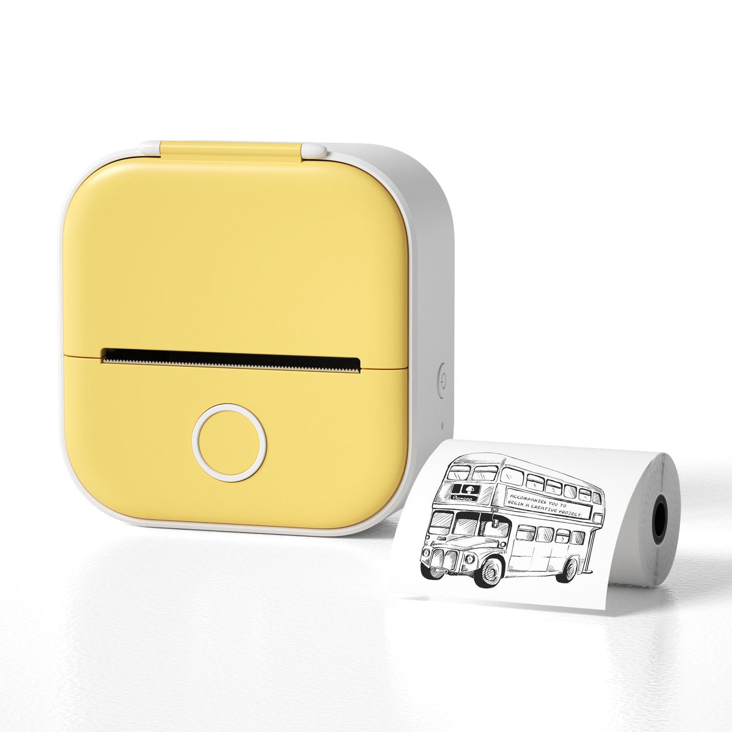 Mini Bluetooth Thermal Label & Photo Printer – Portable & Wireless