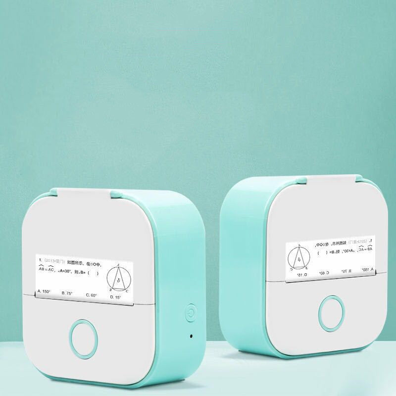Mini Bluetooth Thermal Label & Photo Printer – Portable & Wireless