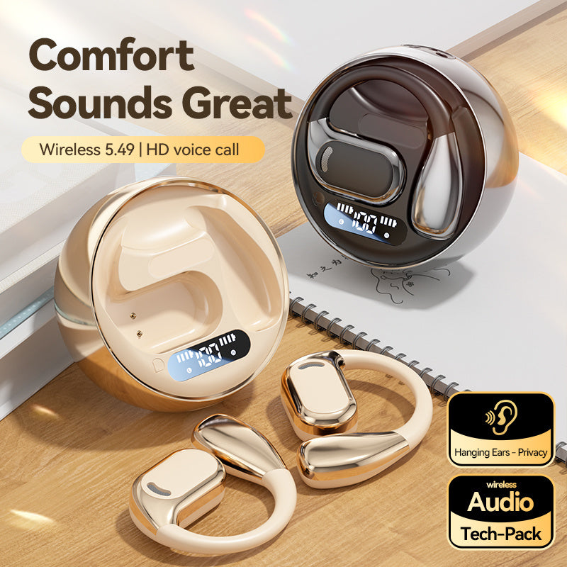 Fall Open Wireless Earbuds – Lightweight, Noise Cancelling, with Charging Case