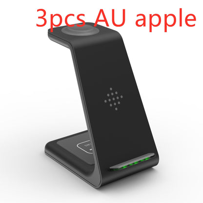 3-in-1 Wireless Charging Station – Fast Charger Dock & Phone Stand