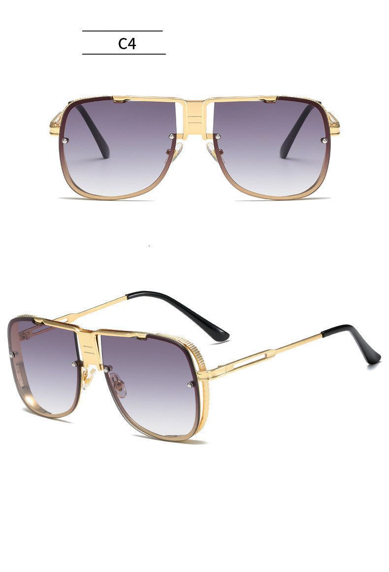 Sunglasses Metal Sunglasses Metal Fashion Street Style Retro