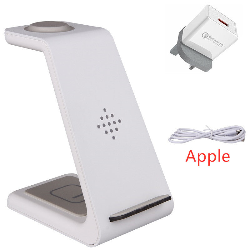 3-in-1 Wireless Charging Station – Fast Charger Dock & Phone Stand