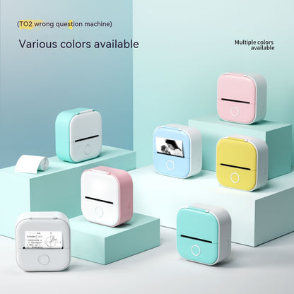 Mini Bluetooth Thermal Label & Photo Printer – Portable & Wireless