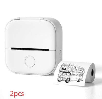 Mini Bluetooth Thermal Label & Photo Printer – Portable & Wireless