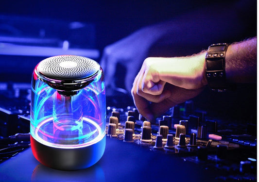 Portable Bluetooth Speaker – Powerful Bass with LED Light & FM Radio