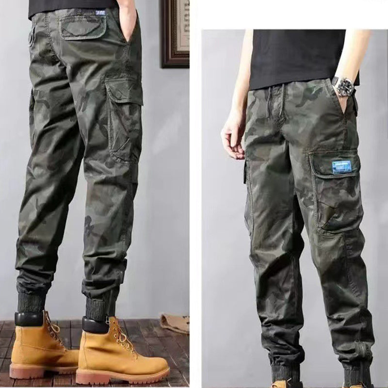 Men's Camouflage Cargo Pants – Casual Loose Fit with Pockets