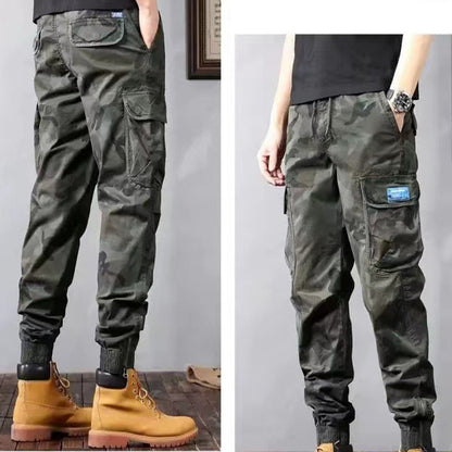 Men's Camouflage Cargo Pants – Casual Loose Fit with Pockets