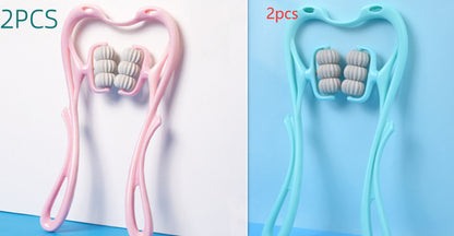 Manual 6-Wheel Neck Massager – Relief Roller Tool