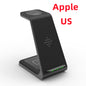3-in-1 Wireless Charging Station – Fast Charger Dock & Phone Stand