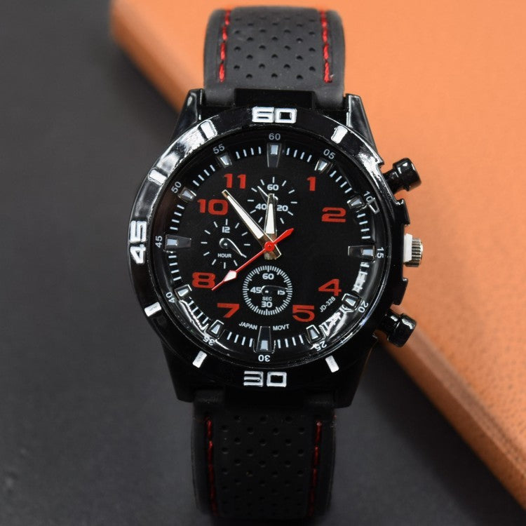 Men's quartz sports cars silicon rubber watches wholesale student