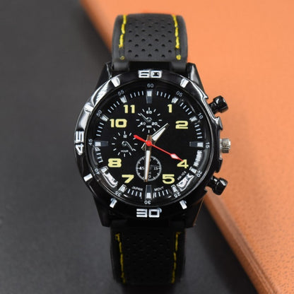 Men's quartz sports cars silicon rubber watches wholesale student