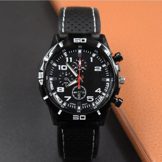 Men's quartz sports cars silicon rubber watches wholesale student