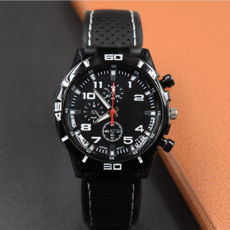 Men's quartz sports cars silicon rubber watches wholesale student