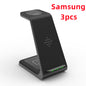 3-in-1 Wireless Charging Station – Fast Charger Dock & Phone Stand