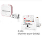 Mini Bluetooth Thermal Label & Photo Printer – Portable & Wireless