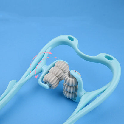 Manual 6-Wheel Neck Massager – Relief Roller Tool