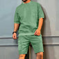 Men's Workwear Multi-pocket Shorts Tracksuit