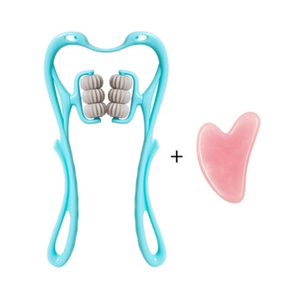 Manual 6-Wheel Neck Massager – Relief Roller Tool