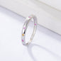 S925 Sterling Silver Colored Zircon Ring For Women
