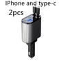 100W Metal Car Charger – USB & Type-C Fast Charging Adapter