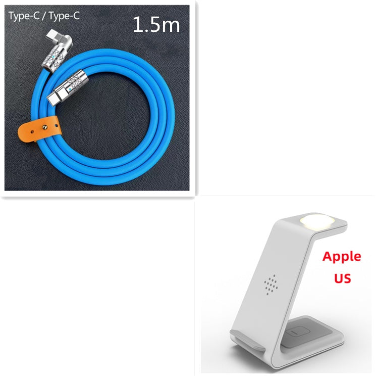 3-in-1 Wireless Charging Station – Fast Charger Dock & Phone Stand