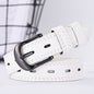 Men's And Women's Belts Hollow Out All-match Korean Denim Dress Belts