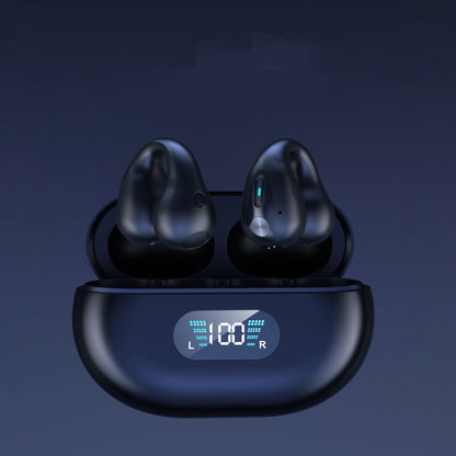 Bone Conduction TWS Earbuds – Bluetooth 5.3, HiFi Bass, Touch Control