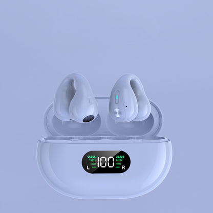 Bone Conduction TWS Earbuds – Bluetooth 5.3, HiFi Bass, Touch Control
