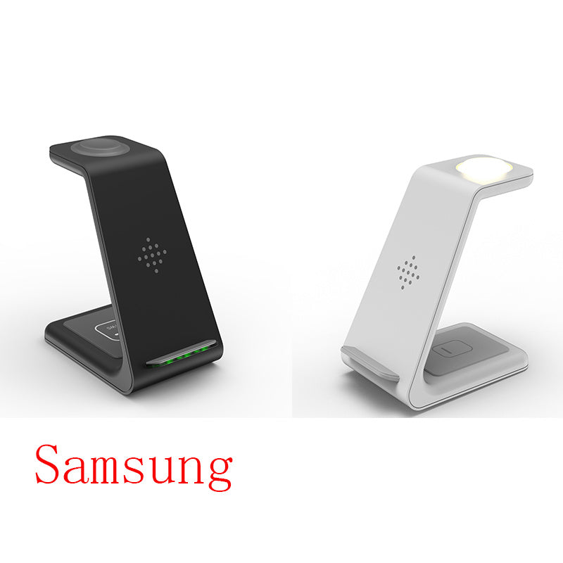 3-in-1 Wireless Charging Station – Fast Charger Dock & Phone Stand