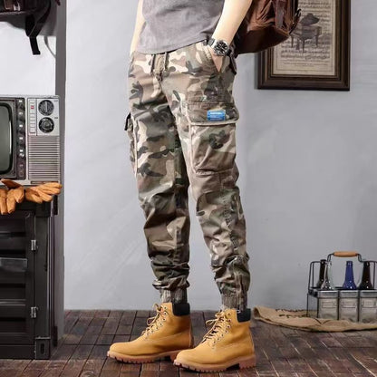 Men's Camouflage Cargo Pants – Casual Loose Fit with Pockets