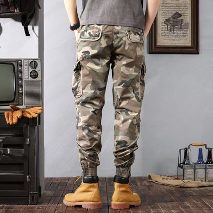 Men's Camouflage Cargo Pants – Casual Loose Fit with Pockets