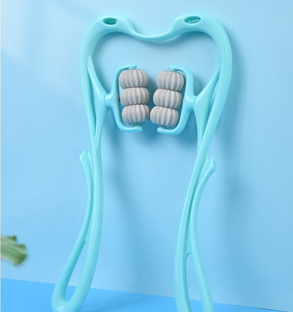 Manual 6-Wheel Neck Massager – Relief Roller Tool