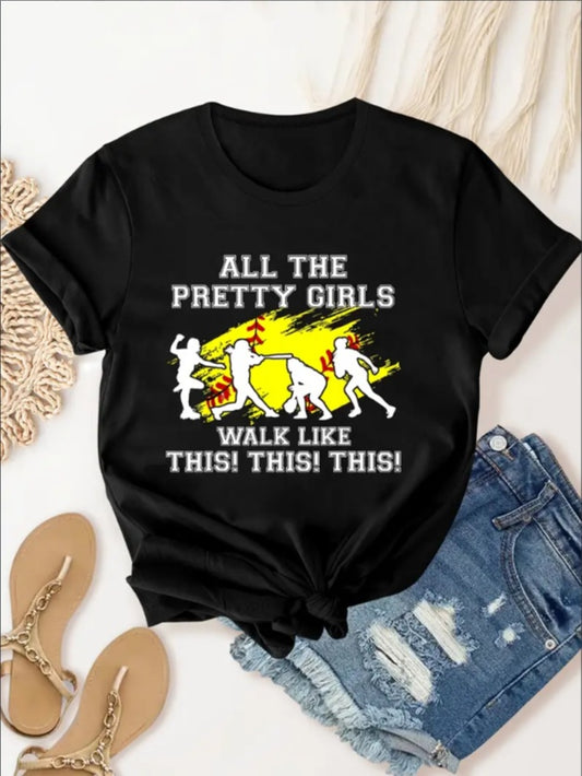 Women's Graphic Tee Top– Quick-Dry, Breathable & Comfy